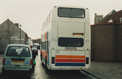 Stagecoach United Counties K711 ASC at Mildenhall - March 1995 (256-03)
