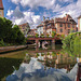 In Colmar auf der La Lauch bei einer E- Boot Fahrt