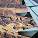 Im Landeanflug über dem Sinai auf Sharm el Sheikh