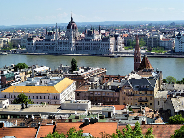 Budapest 2015- " Buda und Pest " geteilt durch die Donau