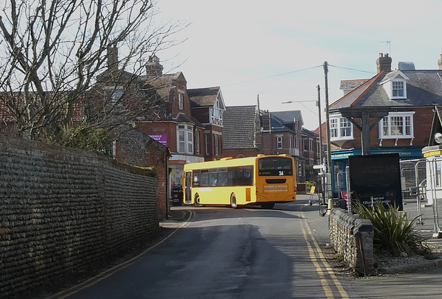 Sanders Coaches SK07 CGG in Mundesley - 15 Mar 2022 (P1110032)