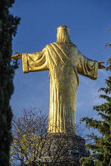 Statua del Cristo Re Bienno, Brescia - Italia