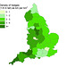 clch - hedge density in England