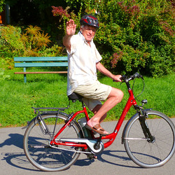 Viel Freude beim Radfahren - multe da plezuro ĉe biciklado