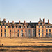 La façade ouest du Château d'Abondant - Eure-et-Loir