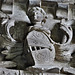 turvey church, beds  (35)saracen crest on arms over the effigies of the 1st lord mordaunt +1560 and wife on the c16 tomb attributed to t.kirby