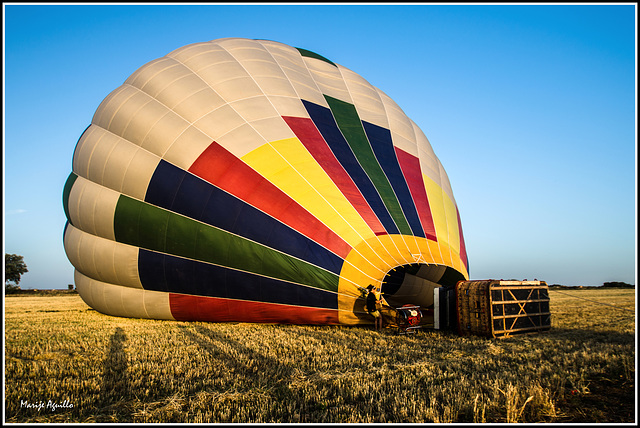 Vuelo en globo sobre campos de lavanda  (Brihuega - Guadalajara)