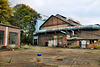 Vor der Ofenhalle des ehem. Eisenwerks Geweke (Hagen-Haspe) / 22.10.2022