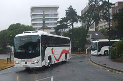 DSCF3860 Apple Travel YX18 LJL and YX65 ZKA in  Bournemouth - 29 Jul 2018