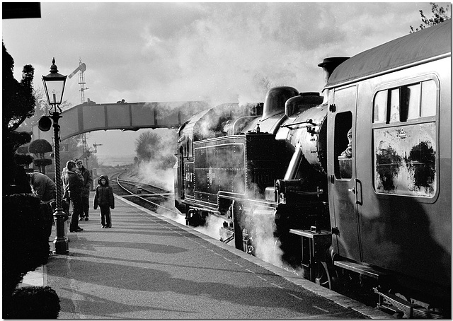 Ropley Station on the Watercress Line.