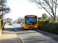 Sanders Coaches SK07 CGG in Mundesley - 15 Mar 2022 (P1110026)