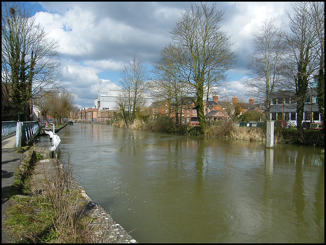 Thames in a March sky