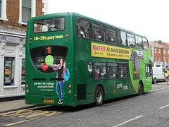 Konectbus 627 (SN65 OAG) in East Dereham - 28 Sep 2020 (P1070813)