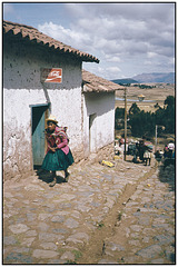 Une rue à Chinchero