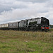 LMS class 8P Coronation 46233 DUCHES OF SUTHERLAND at Willerby Carr Crossing with 1Z23 Tyseley - Scarborough The Scarborough Flyer 1st JULY 2017