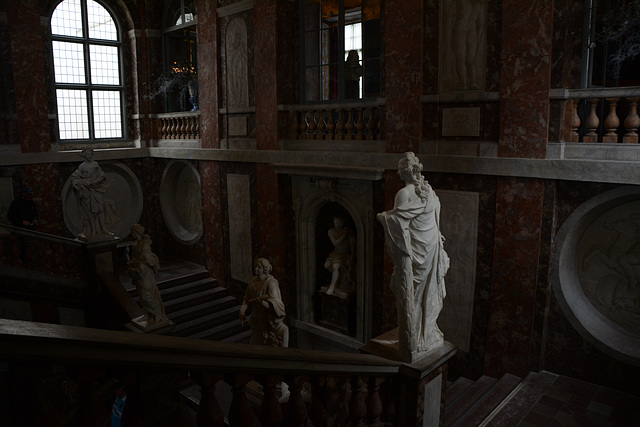 Sweden, Stockholm, Staircase Hall in the Drottningholm Palace