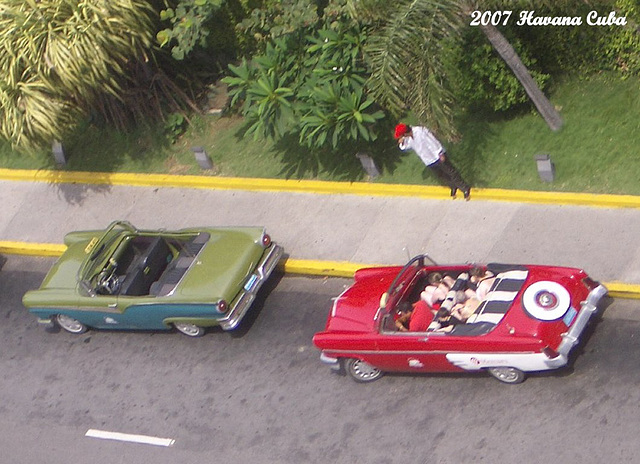 07 American(?) Cars Outside Hotel