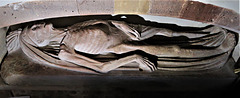 feniton church, devon ,c15 tomb with gisant corpse effigy (1)
