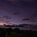 Sunset over Moorea, taken from Papeete