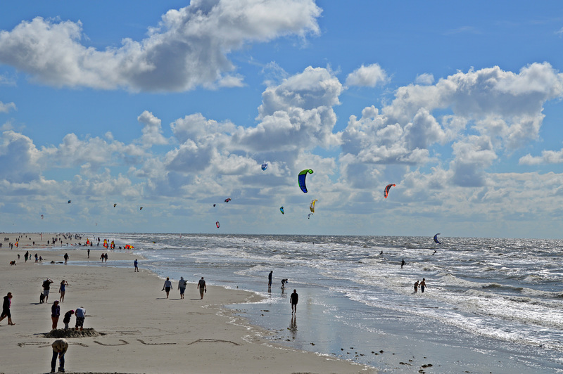 Wind, Wolken, Wellen, Strand kurz für alle ist etwas dabei