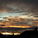 Yesterdays Sunset Over The Chimneys