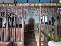 feniton church, devon , c15 screen