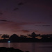 Sunset over Moorea, taken from Papeete