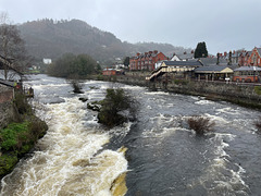 Llangollen, railway and River Dee
