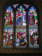 feniton church, devon c19 glass, maybe gibbs