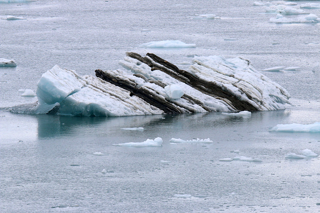 Layers of ice