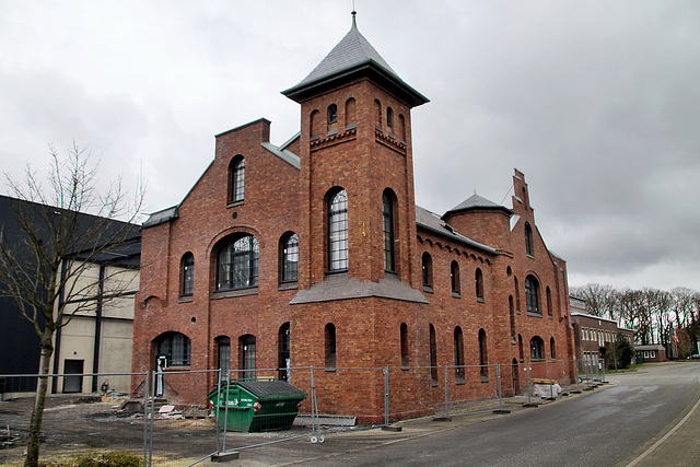 Letztes erhaltenes Gebäude der ehem. Gewerkschaft Eisenhütte Westfalia (Lünen-Wethmar) / 4.03.2023