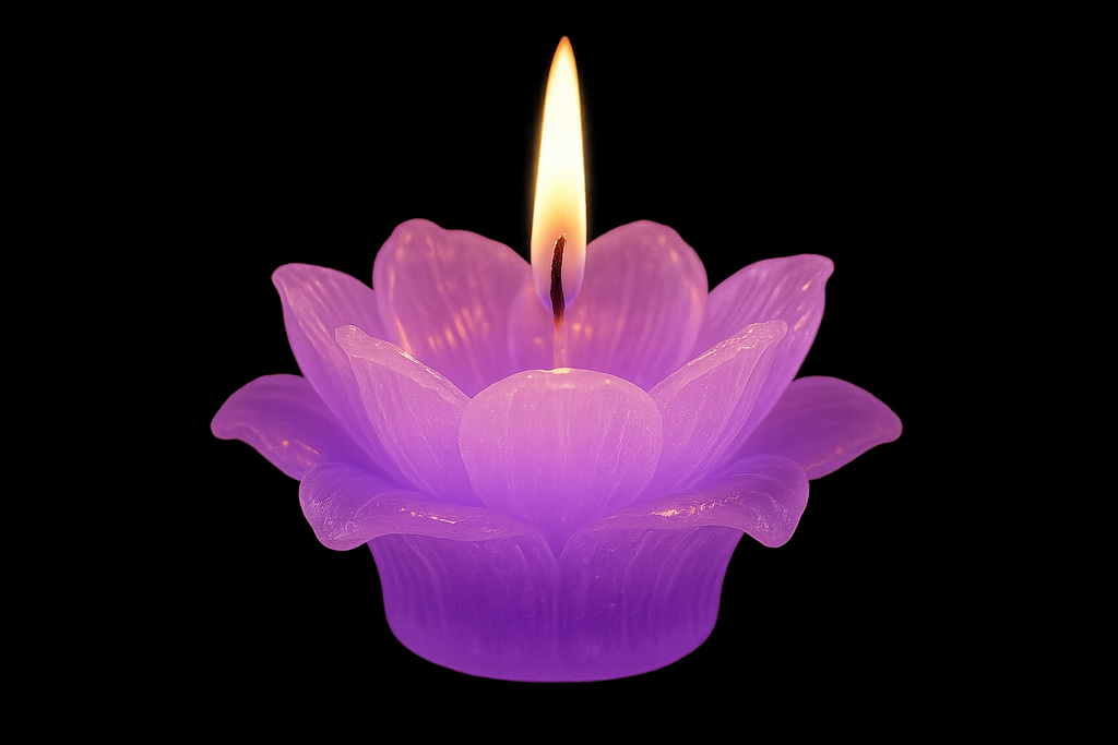 Lila candle