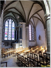 Divine lightbeam in the abbey