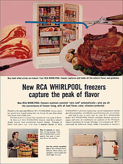 Whirlpool Freezer Ad, 1956