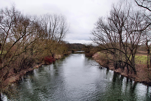 Lippe bei Beckinghausen (Lünen) / 4.03.2023