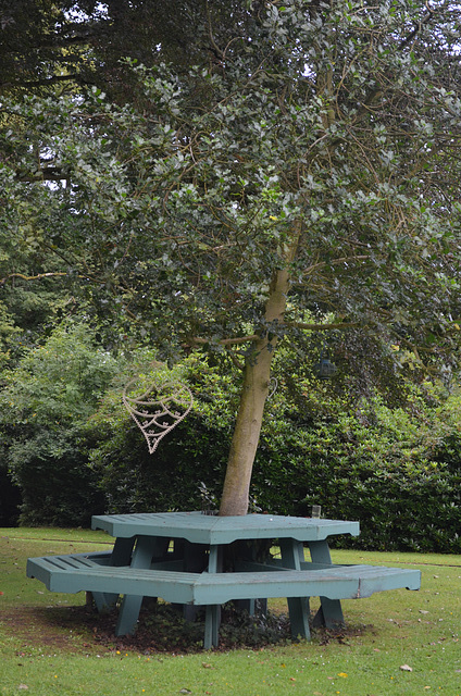 Beech Hill Country House, Bench and Table around the Tree