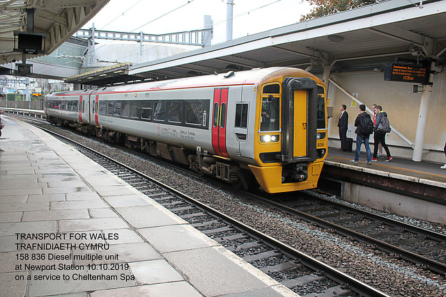 Transport for Wales 158 836 Newport 10 10 2019
