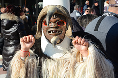 Bulgaria, Blagoevgrad, Carnival "Procession of the Kukers", Participant in the Mask