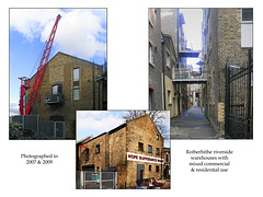 Rotherhithe warehouses 2007 - 2009