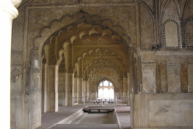 Archways At The Red Fort