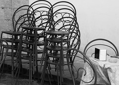 Café chairs