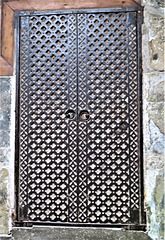 feniton church, devon  c19 cast iron heating chamber grill