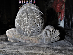wirksworth church, derbs ; c16 tomb of anthony lowe +1555