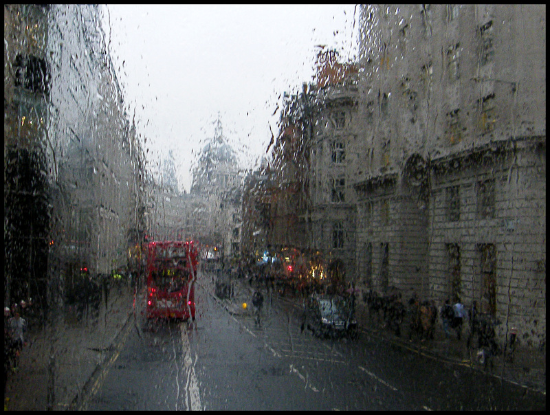 rainy day on a number 15 bus