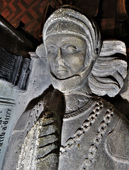 wirksworth church, derbs ; c16 tomb of anthony lowe +1555