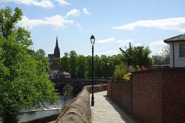 On Chester City Walls