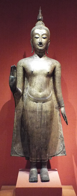 Standing Buddha from Thailand in the Metropolitan Museum of Art, August 2023