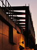 overground rail bridge , bethnal green, london