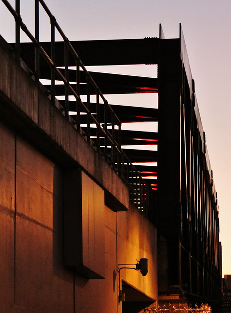 overground rail bridge , bethnal green, london