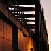 overground rail bridge , bethnal green, london